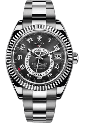 Rolex Sky-Dweller White Gold — Black Arabic Dial | Ref. 326939