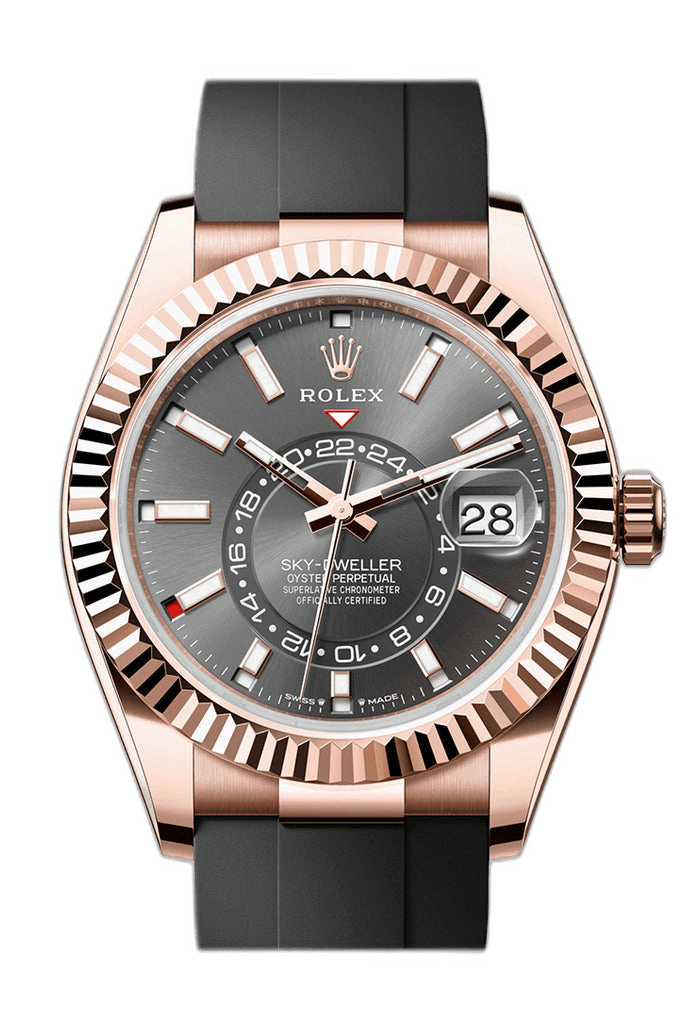 Rolex Sky-Dweller Rose Gold — Slate Dial Annual Calendar | Ref. 336235