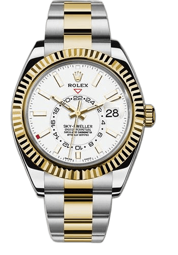 Rolex Sky-Dweller Yellow Rolesor — White Index Dial | Ref. 326933