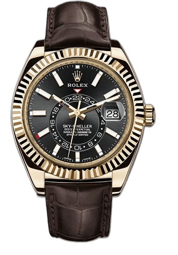 Rolex Sky-Dweller Yellow Gold — Black Index Dial | Ref. 326138