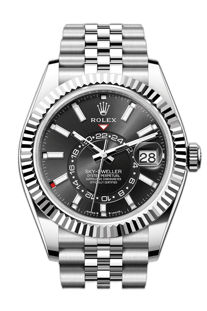 Rolex Sky-Dweller Steel — Black Dial, Jubilee Bracelet | Ref. 336934