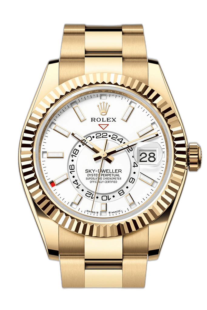 Rolex Sky-Dweller Yellow Gold — White Dial | Ref. 336238