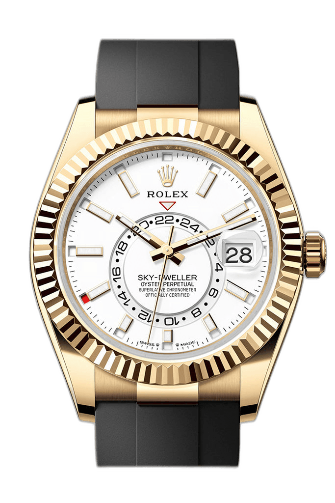 Rolex Sky-Dweller Yellow Gold — White Dial | Ref. 336238