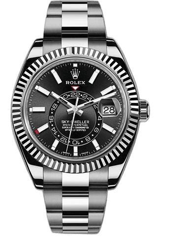 Rolex Sky-Dweller White Rolesor — Black Index Dial | Ref. 326934
