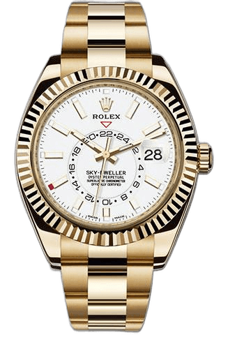 Rolex Sky-Dweller Yellow Gold — White Index Dial | Ref. 326938