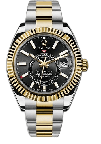 Rolex Sky-Dweller 42 Yellow Rolesor — Black Index Dial | Ref. 326933