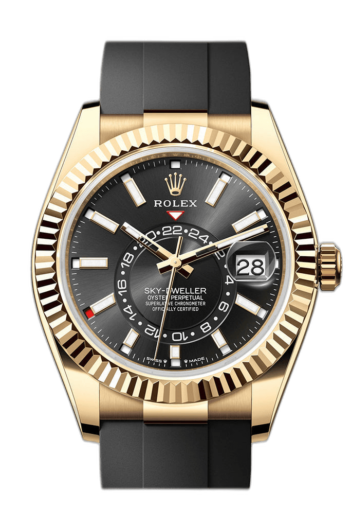 Rolex Sky-Dweller Yellow Gold — Black Dial | Ref. 336238