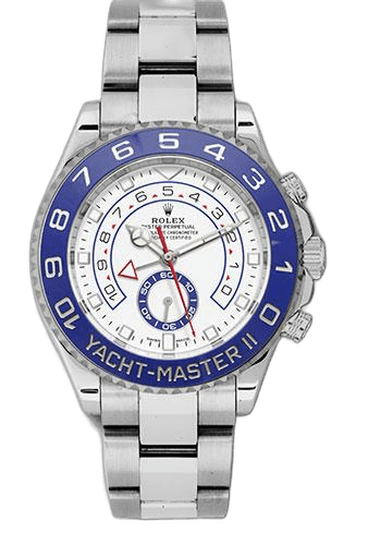 Rolex Yacht-Master II Steel — Matte White Dial | Ref. 116680