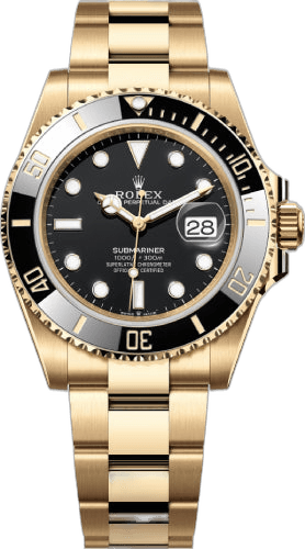 Rolex Submariner Yellow Gold — Black Dial | Ref. 126618LN
