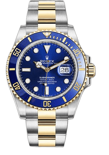 Rolex Submariner Date Yellow Rolesor — Blue Cerachrom Bezel & Blue Dial | Ref. 126613LB