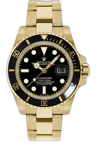 Rolex Submariner Date Yellow Gold — Black Dial | Ref. 116618