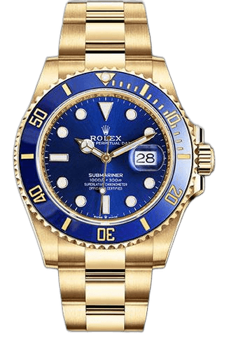 Rolex Submariner 41 Yellow Gold — Blue Dial | Ref. 126618LB