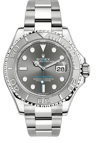 Rolex Yacht-Master 40 Platinum Bezel — Dark Rhodium Dial | Ref. 126622