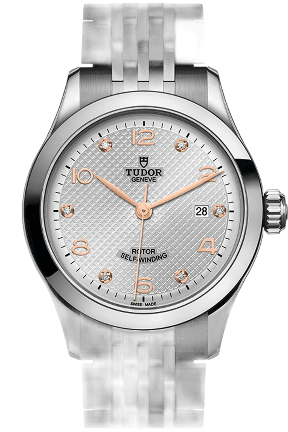 Tudor 1926 Steel — Diamond-Set Silver Dial | Ref. M91350-0003