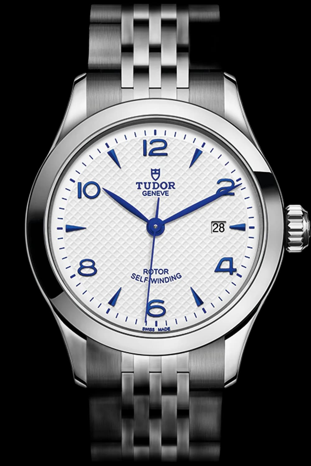 Tudor 1926 Steel — Opaline Dial with Blue Accents | Ref. M91350-0005