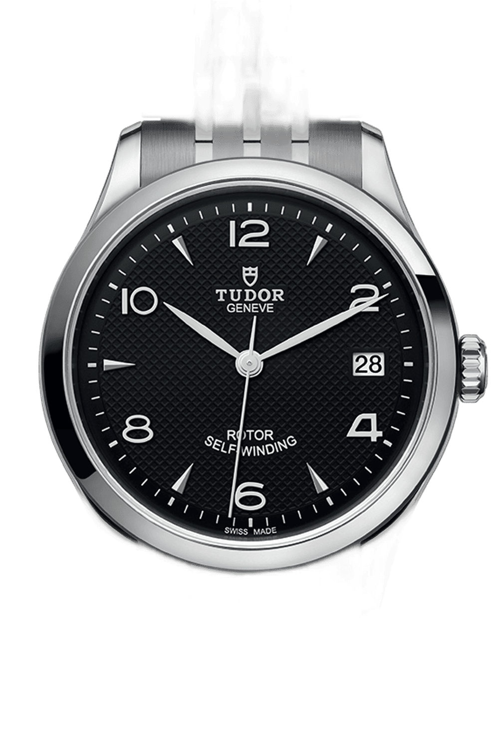 Tudor 1926 Steel — Black Embossed Dial, Date at 3 O'Clock | Ref. M91450-0002