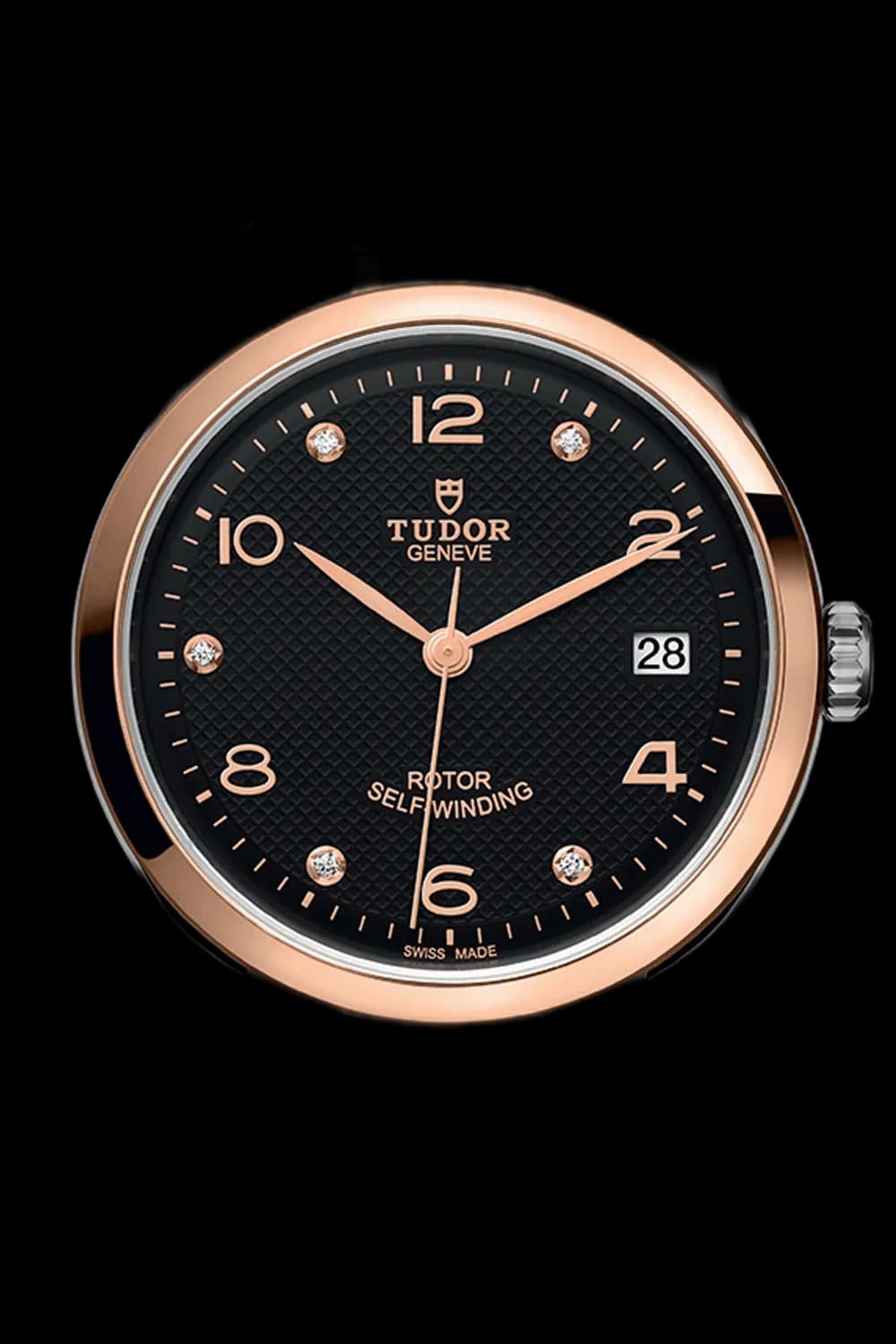 Tudor 1926 Steel — Diamond Black Dial with Rose Gold Accents | Ref. M91451-0004