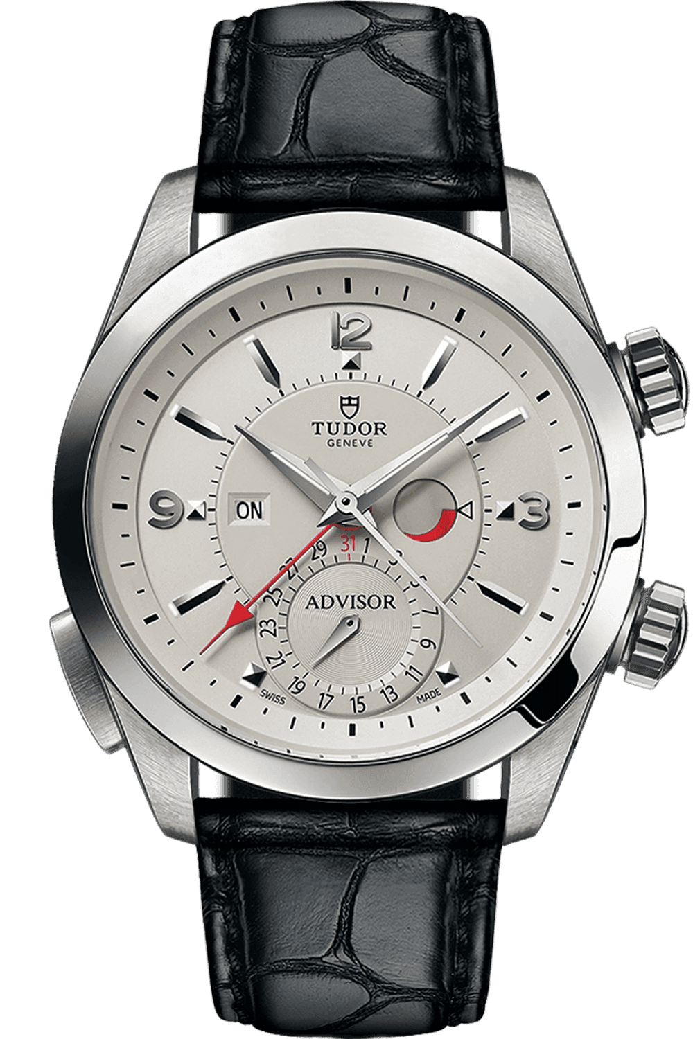 Tudor Advisor Titanium — Silver Dial Mechanical Alarm | Ref. M79620T-0011