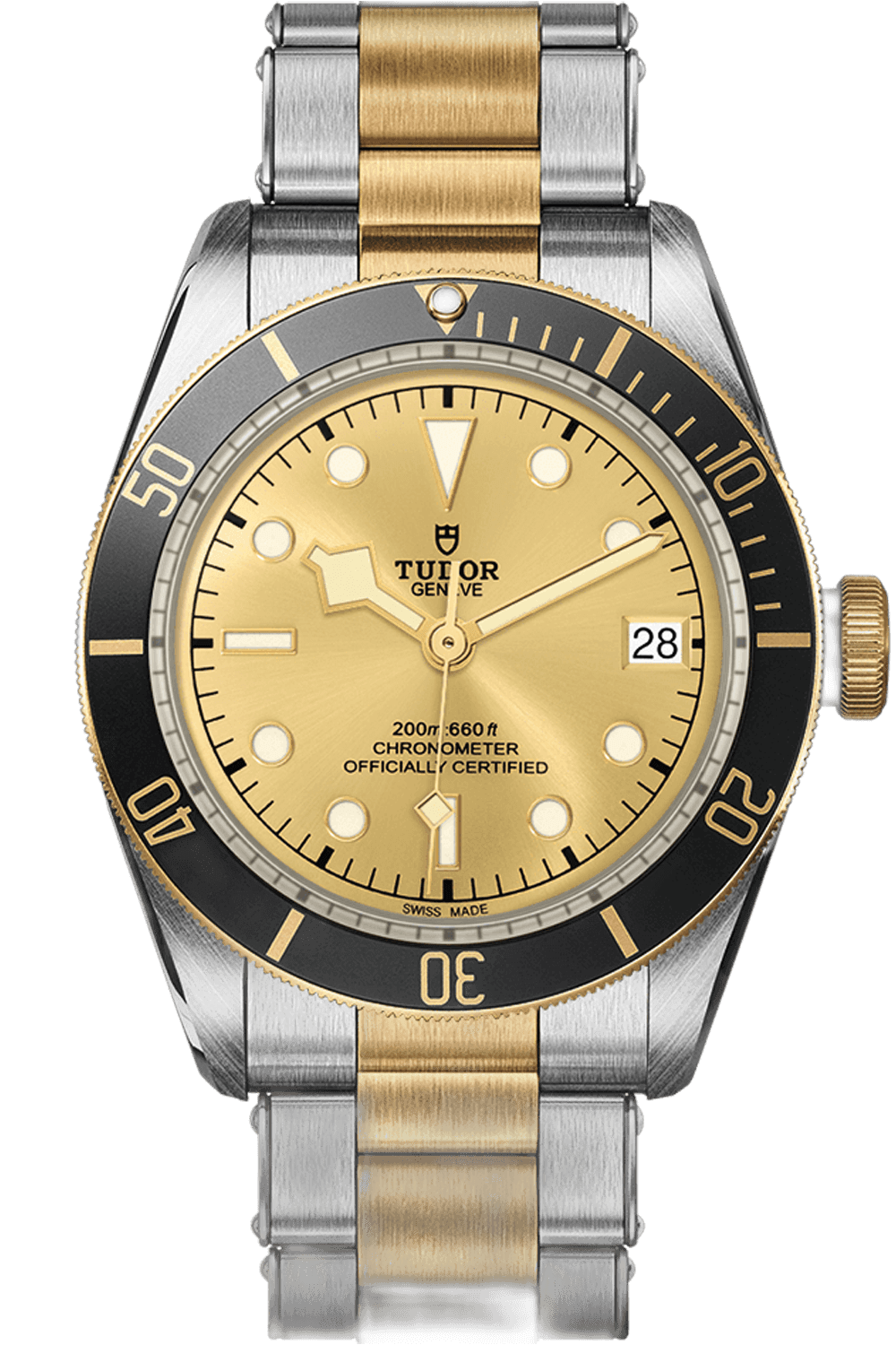 Tudor Black Bay S&G Steel & Gold — Snowflake Bi-Metal Diver | Ref. M79733N-0004