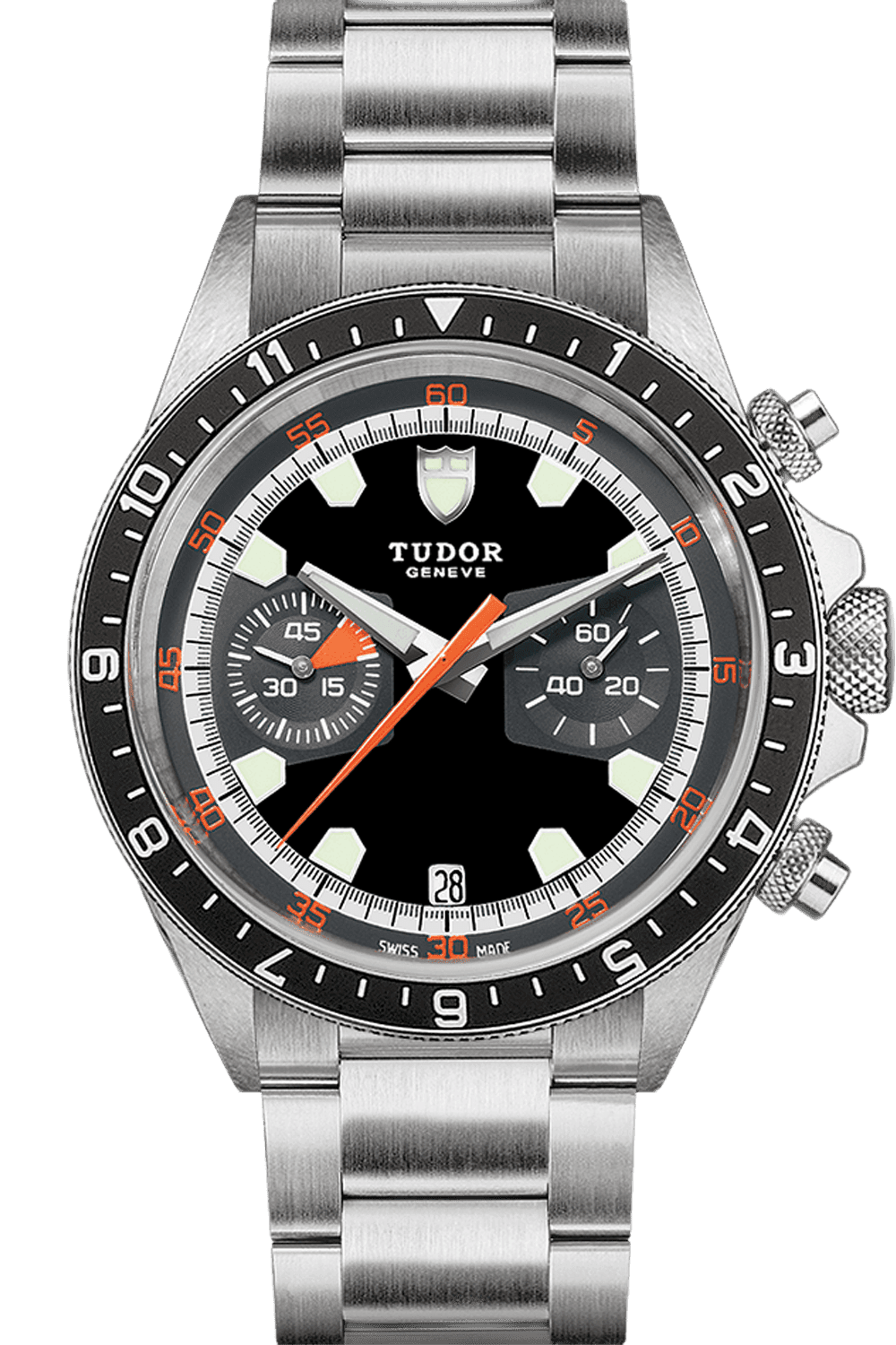 Tudor Heritage Chrono Steel — Tachymeter Panda Dial | Ref. M70330N-0005