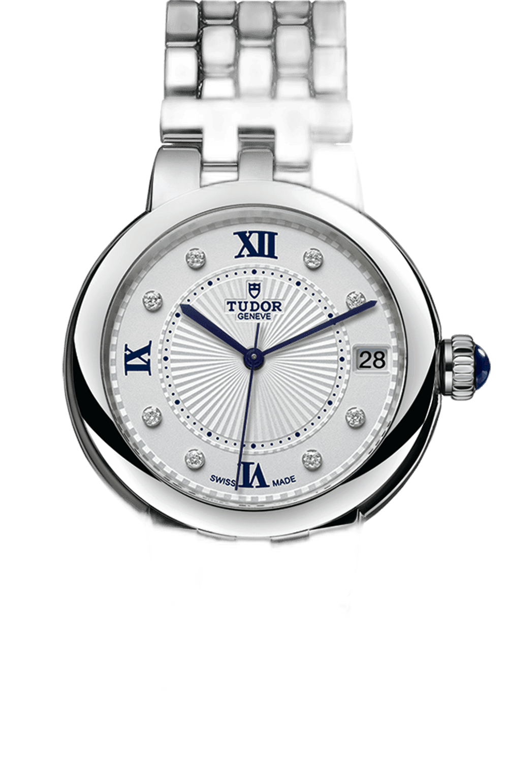 Tudor Clair de Rose Steel — Diamond-Set Opaline Dial | Ref. M35800-0004