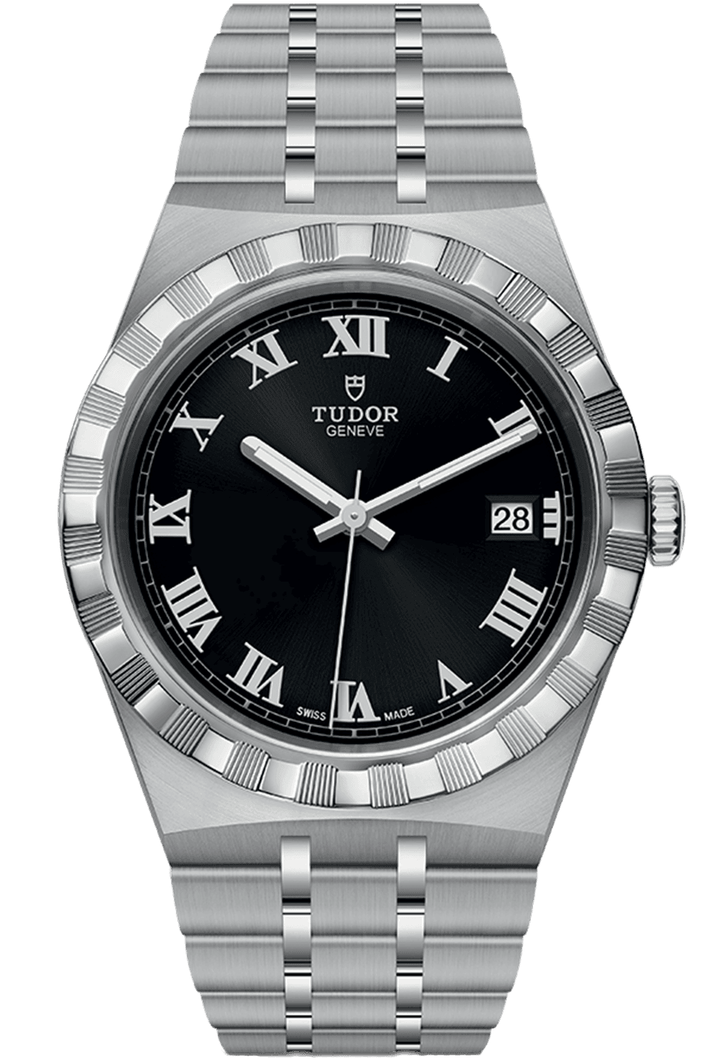 Tudor Royal Steel — Integrated Bracelet, Notched Bezel, Automatic | Ref. M28500-0003