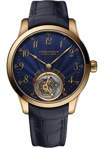 Ulysse Nardin Classic Ulysse Anchor Tourbillon Watch 44mm Rose Gold Watch