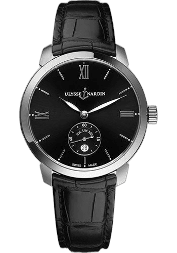 Ulysse Nardin Classico Steel — Black Dial | Ref. 3203-136-2/32