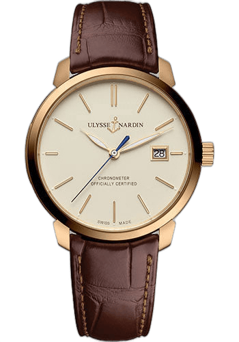 Ulysse Nardin Classico Rose Gold — Eggshell Dial | Ref. 8152-111-2/91