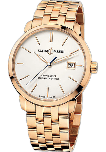 Ulysse Nardin Classico Automatic Watch 40mm Rose Gold Timepiece