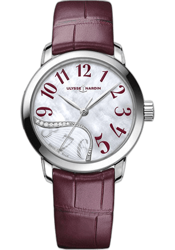 Classico Jade Watch 34mm Steel Mother Of Pearl Dial