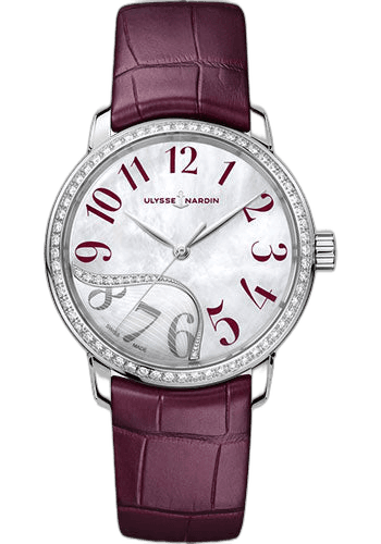 Classico Jade Watch 37mm Steel Mother Of Pearl Dial — Ulysse Nardin
