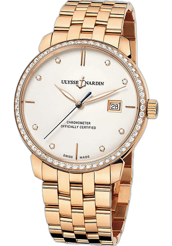 Ulysse Nardin Classico Automatic Watch 40mm Rose Gold Timepiece