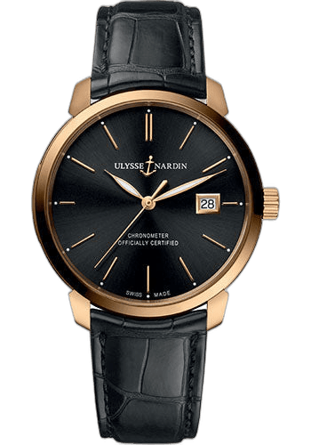 Ulysse Nardin Classico Rose Gold — Black Dial | Ref. 8152-111-2/92