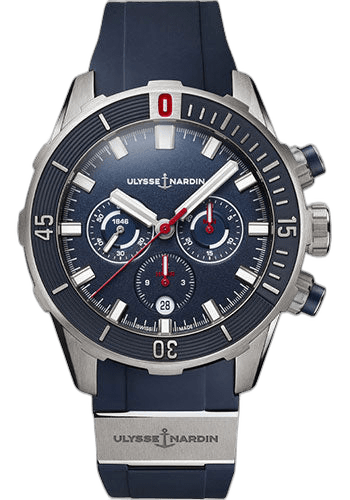Ulysse Nardin Diver Chronograph Titanium — Blue Dial | Ref. 1503-170-3/93