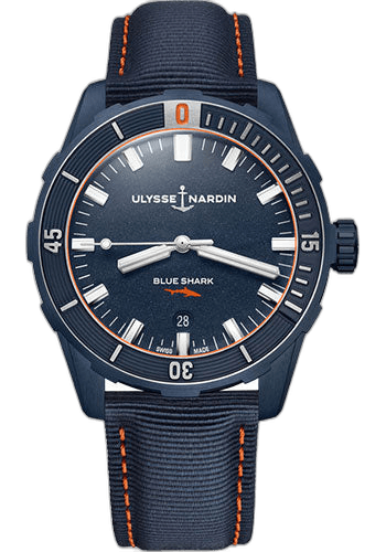 Ulysse Nardin Diver Steel — Fabric Strap | Ref. 8163-175LE-93-Blueshark
