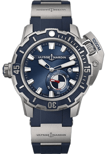 Diver Deep Dive · Ulysse Nardin 46mm Titanium Blue Dial