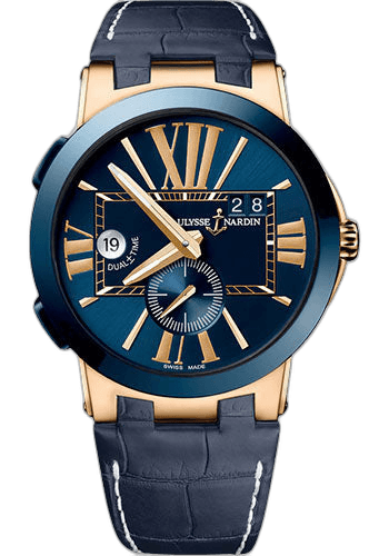 Ulysse Nardin Dual Time Rose Gold — Blue Dial | Ref. 246-00-43