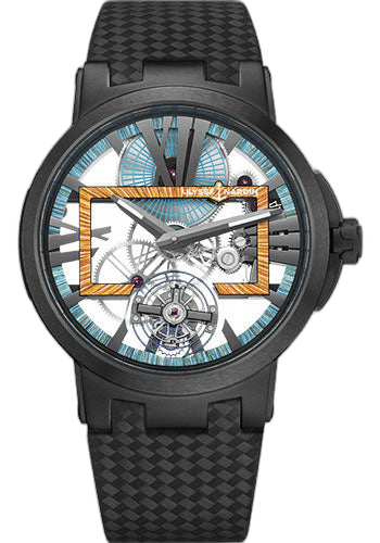 Ulysse Nardin Executive Skeleton Tourbillon Watch 45mm Titanium