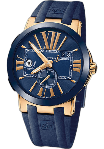 Ulysse Nardin Executive Dual Time Rose Gold — Blue Dial | Ref. 246-00-3/43