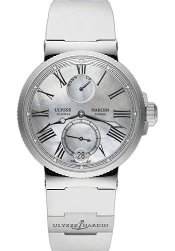 Marine Chronometer Lady Watch 39mm Steel Mother Of Pearl Dial