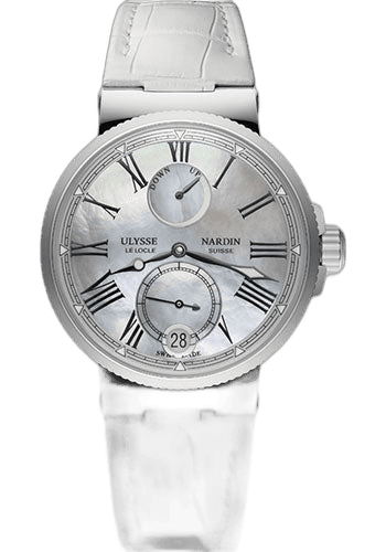 Ulysse Nardin Marine Chronometer Lady Steel — Mother-of-Pearl Dial | Ref. 1183-160-40