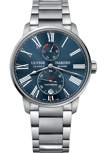 Marine Torpilleur 42 mm - Steel Case - Blue Dial - Steel Bracelet 42mm