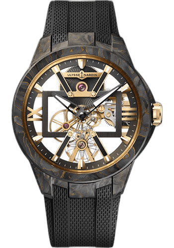 Ulysse Nardin Skeleton X Titanium — Black Gold Dial | Ref. 3715-260-3/CARB