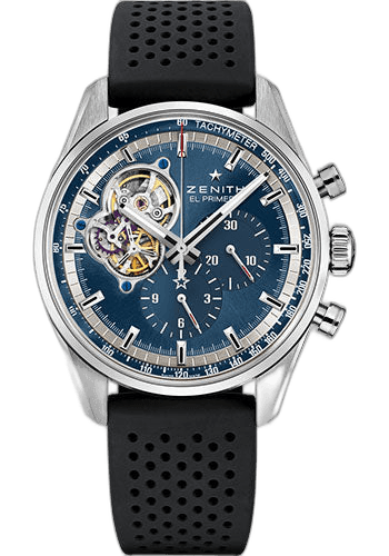 Zenith Chronomaster El Primero Steel — Blue Sunray Open Dial | Ref. 03.20416.4061/51.R576
