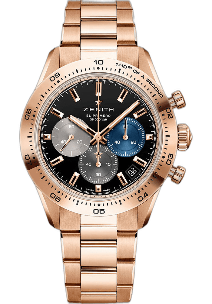 Zenith Chronomaster Sport 18K Gold — El Primero Black Dial | Ref. 18.3101.3600/21.M3100