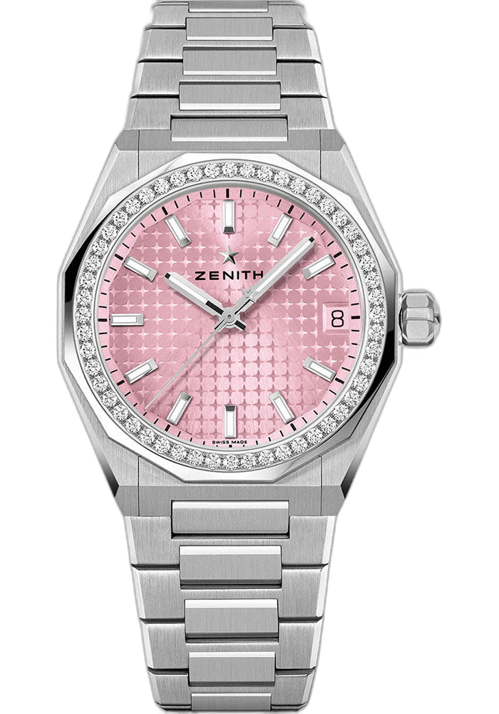 Zenith Defy Steel — Pink Sunray Dial | Ref. 16.9400.670/18.I001