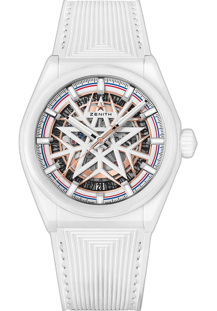 Zenith Defy Classic Ceramic — Silver Skeleton Fusalp Edition | Ref. 1/02.R796