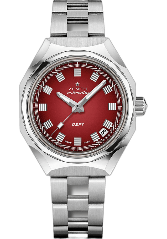 Zenith Defy Revival A3691 Steel — Ruby Gradient Dial | Ref. 03.A3642.670/3691.M3642