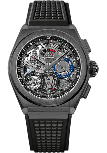 Zenith Defy El Primero 21 Black Ceramic — Openworked Bicolour Dial | Ref. 49.9000.9004/78.R782